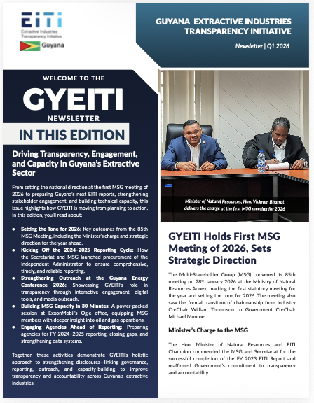 GYEITI Newsletter Q1 2026